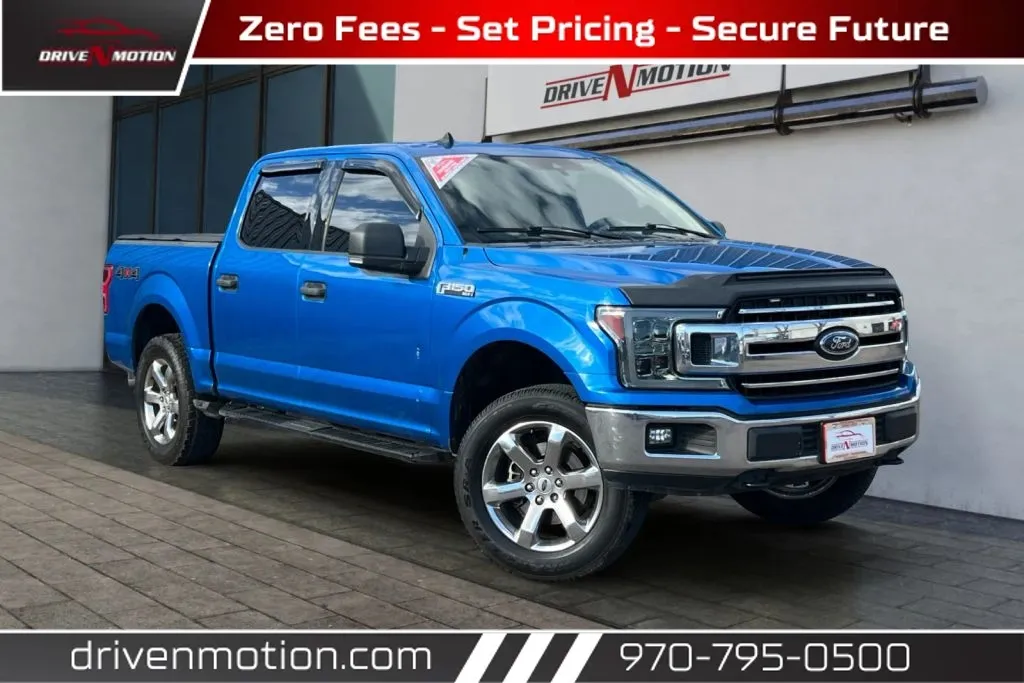 Blue 2019 Ford F-150 SuperCrew Cab XLT Pickup 4D 5 1/2 ft for sale in Greeley, CO