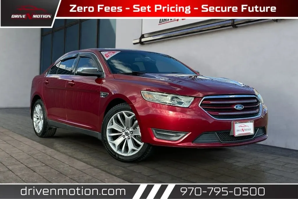 Red 2014 Ford Taurus Limited Sedan 4D for sale in Greeley, CO