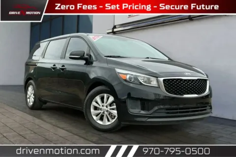Black 2016 Kia Sedona L Minivan 4D for sale in Greeley, CO