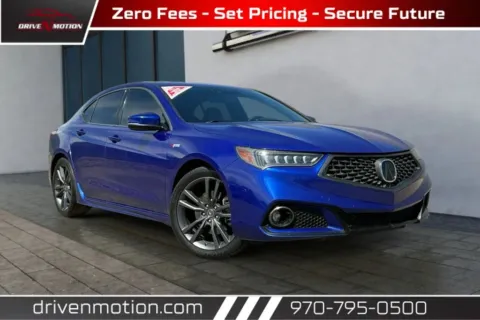 Blue 2019 Acura TLX 3.5 w/Technology Pkg & A-SPEC Pkg Sedan 4D for sale in Greeley, CO