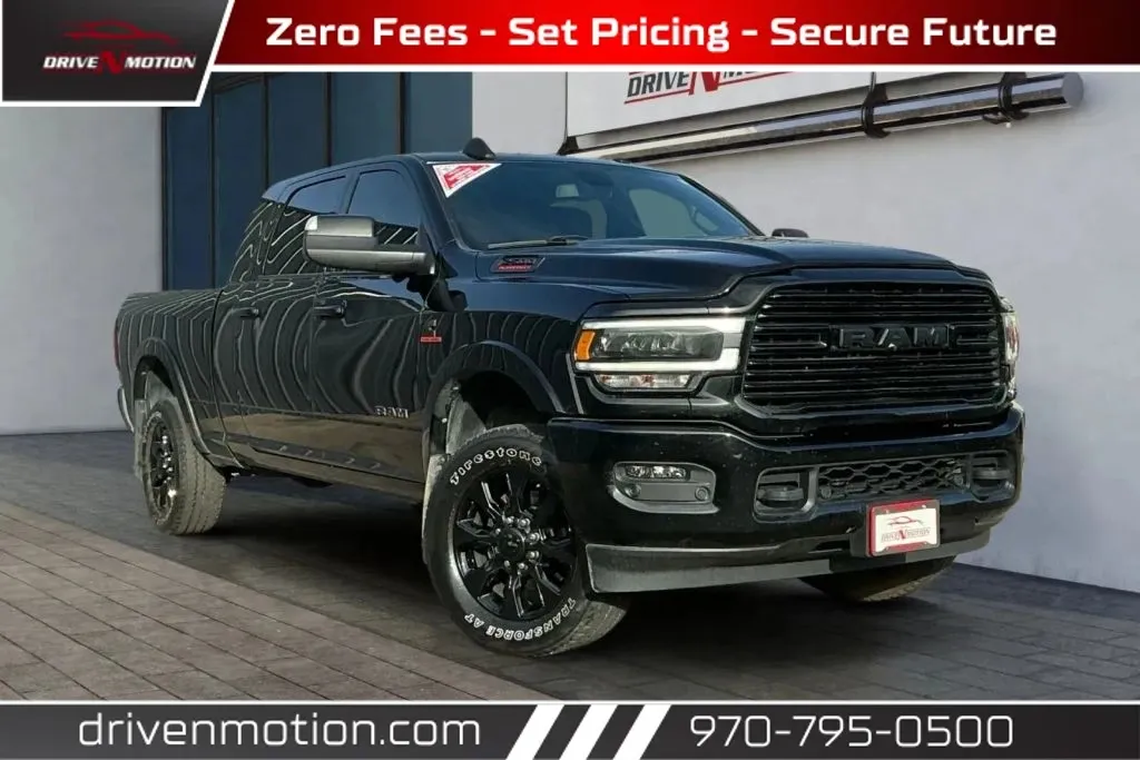 Black 2022 Ram 2500 Mega Cab Laramie Pickup 4D 6 1/3 ft for sale in Greeley, CO