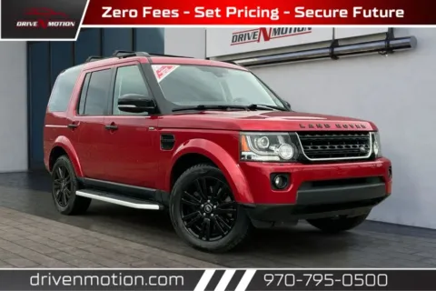 Red 2016 Land Rover LR4 HSE Sport Utility 4D for sale in Greeley, CO
