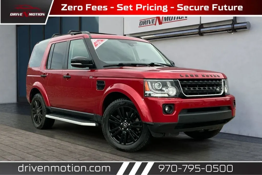 Red 2016 Land Rover LR4 HSE Sport Utility 4D for sale in Greeley, CO