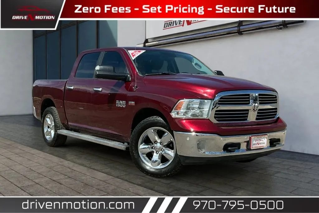 Red 2017 Ram 1500 Crew Cab Big Horn Pickup 4D 5 1/2 ft for sale in Greeley, CO