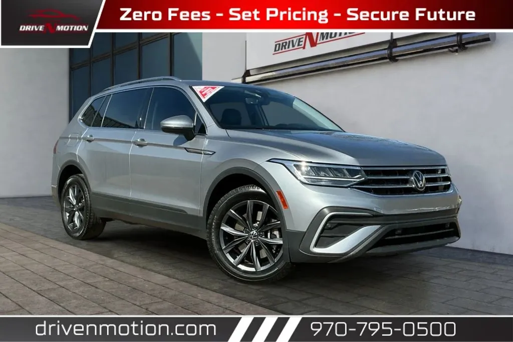 Silver 2022 Volkswagen Tiguan SE 4MOTION Sport Utility 4D for sale in Greeley, CO