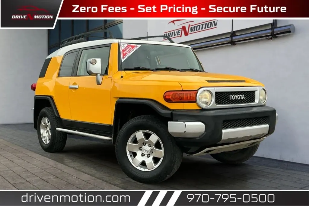 Yellow 2007 Toyota FJ Cruiser Sport Utility 2D for sale in Greeley, CO