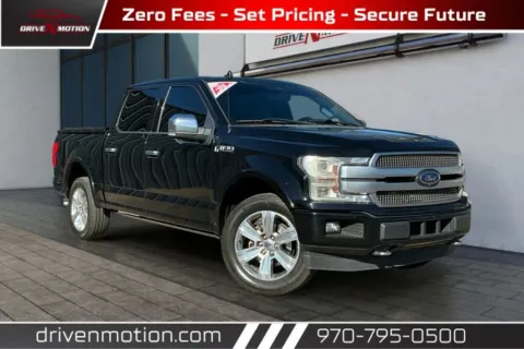 Black 2018 Ford F-150 SuperCrew Cab Platinum Pickup 4D 5 1/2 ft for sale in Greeley, CO