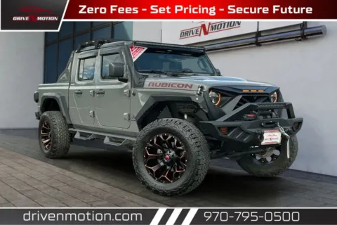 Gray 2022 Jeep Gladiator Rubicon Pickup 4D 5 ft for sale in Greeley, CO