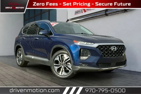 Blue 2019 Hyundai Santa Fe 2.0T Limited Sport Utility 4D for sale in Greeley, CO