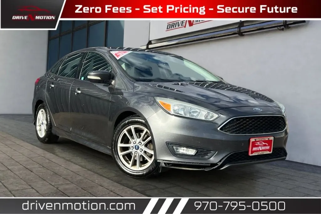 Blue 2015 Ford Focus SE Sedan 4D for sale in Greeley, CO