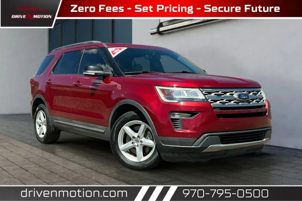 Red 2018 Ford Explorer XLT Sport Utility 4D for sale in Greeley, CO
