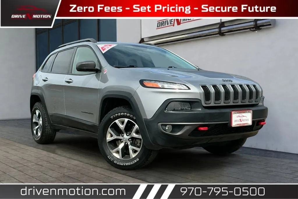 Silver 2016 Jeep Cherokee TrailHawk Sport Utility 4D for sale in Greeley, CO