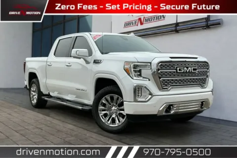 White 2021 GMC Sierra 1500 Crew Cab Denali Pickup 4D 5 3/4 ft for sale in Greeley, CO