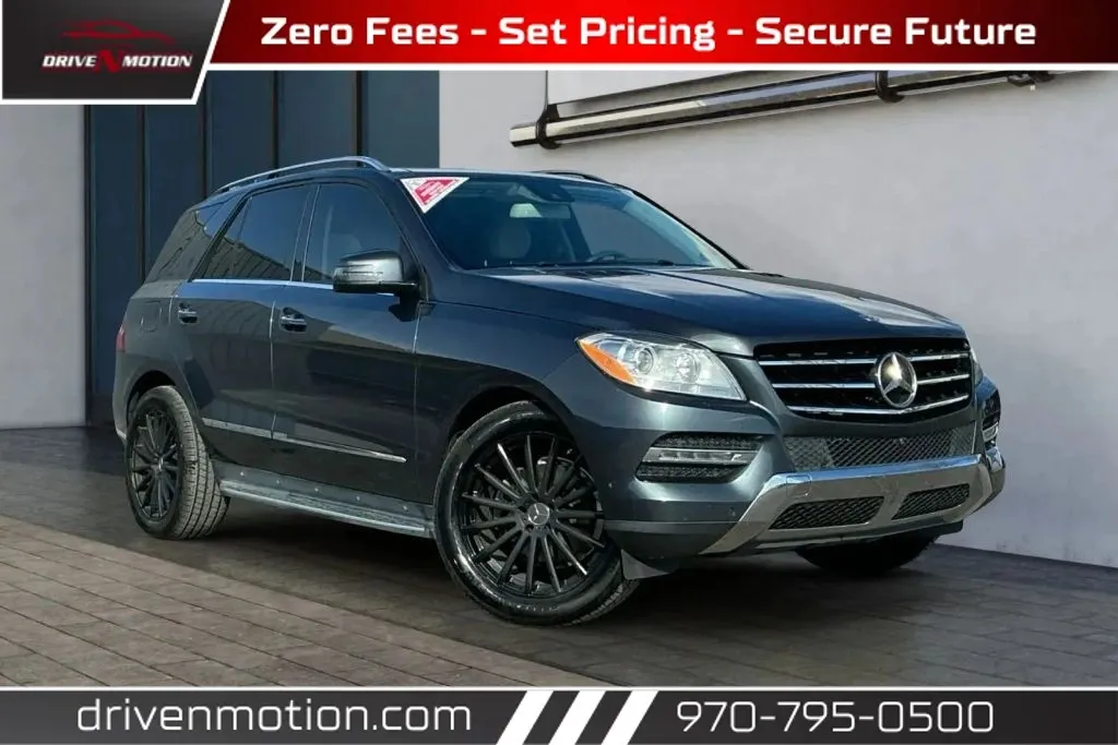 Gray 2015 Mercedes-Benz M-Class ML 350 4MATIC Sport Utility 4D for sale in Greeley, CO