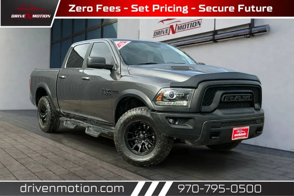 Gray 2018 Ram 1500 Crew Cab Rebel Pickup 4D 5 1/2 ft for sale in Greeley, CO