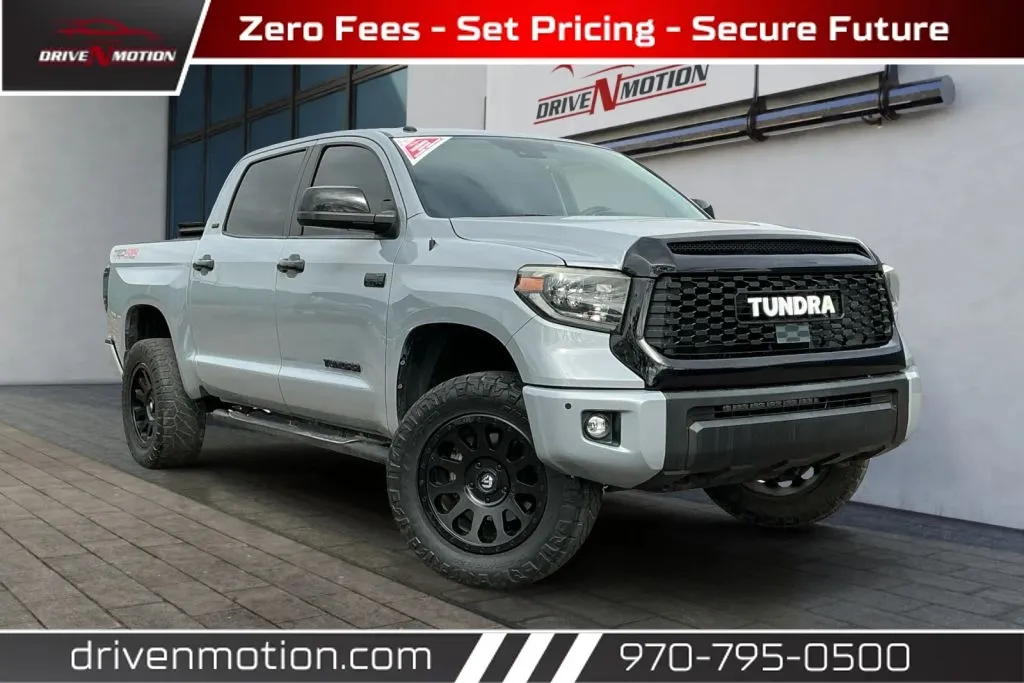 Gray 2019 Toyota Tundra CrewMax SR5 Pickup 4D 5 1/2 ft for sale in Greeley, CO
