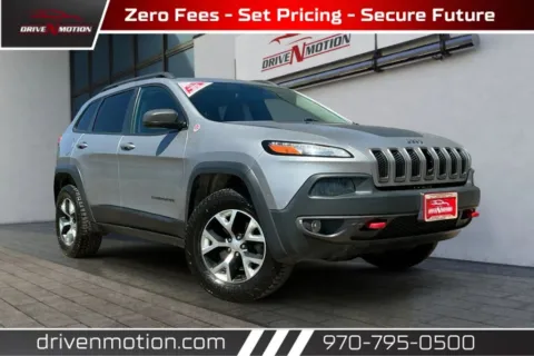 Silver 2018 Jeep Cherokee TrailHawk Sport Utility 4D for sale in Greeley, CO