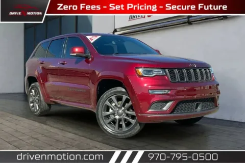 Red 2019 Jeep Grand Cherokee High Altitude Sport Utility 4D for sale in Greeley, CO