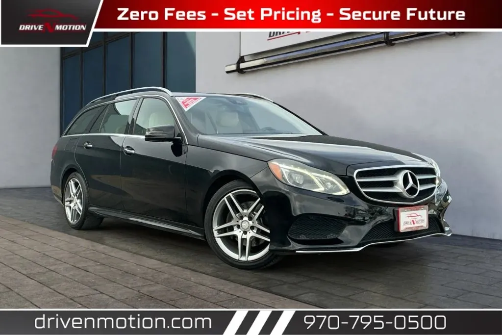 Black 2014 Mercedes-Benz E-Class E 350 4MATIC Wagon 4D for sale in Greeley, CO
