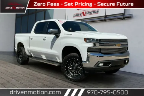 White 2019 Chevrolet Silverado 1500 Crew Cab LT Pickup 4D 5 3/4 ft for sale in Greeley, CO