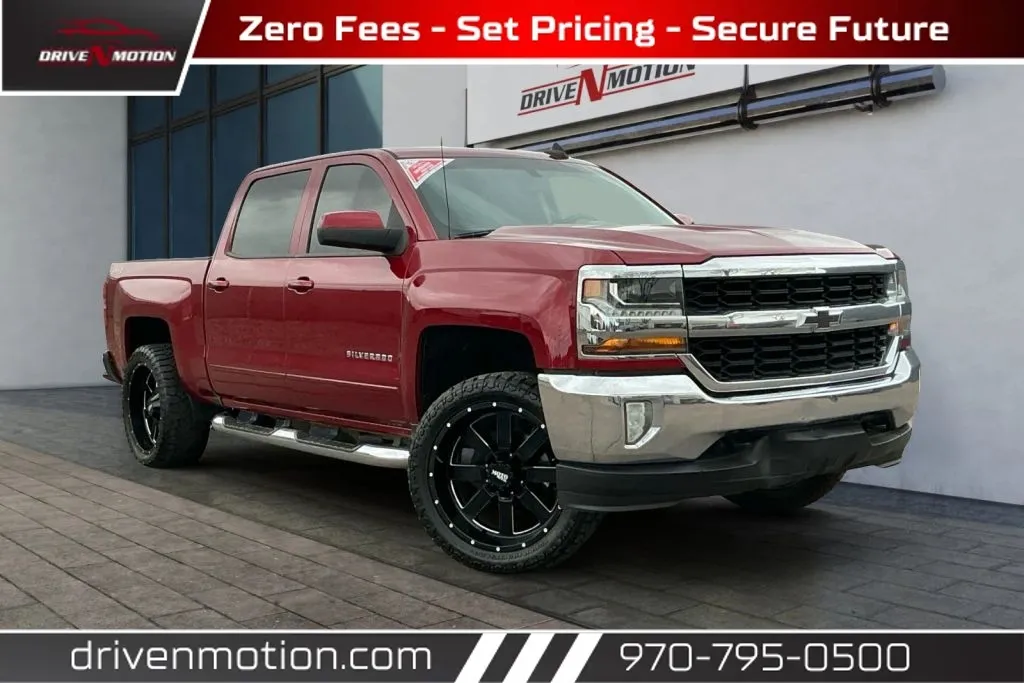 Red 2018 Chevrolet Silverado 1500 Crew Cab LT Pickup 4D 5 3/4 ft for sale in Greeley, CO