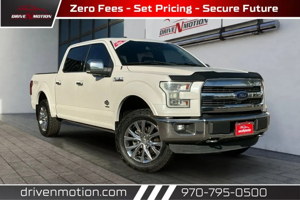 White 2016 Ford F-150 SuperCrew Cab King Ranch Pickup 4D 5 1/2 ft for sale in Greeley, CO