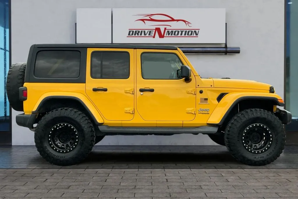 Another view of 2020 Jeep Wrangler Unlimited Sahara Sport Utility 4D for sale in Greeley, CO at Drive N-Motion Greeley