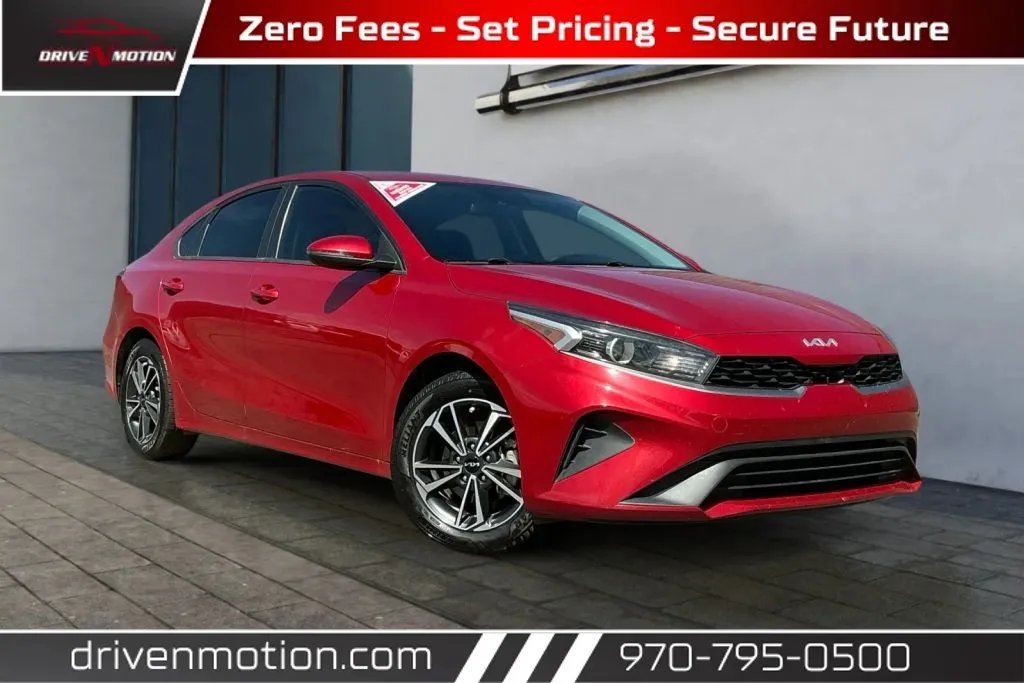 Red 2022 Kia Forte LXS Sedan 4D for sale in Greeley, CO