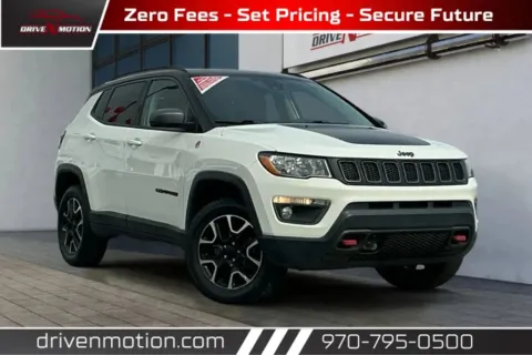 White 2021 Jeep Compass Trailhawk Sport Utility 4D for sale in Greeley, CO