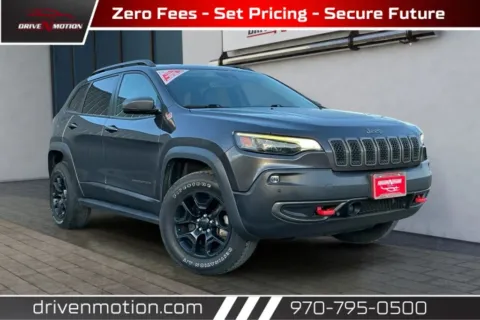 Gray 2020 Jeep Cherokee TrailHawk Elite Sport Utility 4D for sale in Greeley, CO