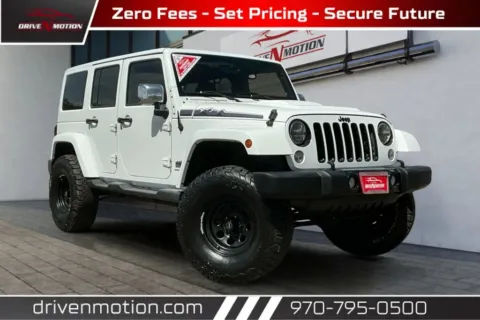 White 2014 Jeep Wrangler Unlimited Polar Edition Sport Utility 4D for sale in Greeley, CO
