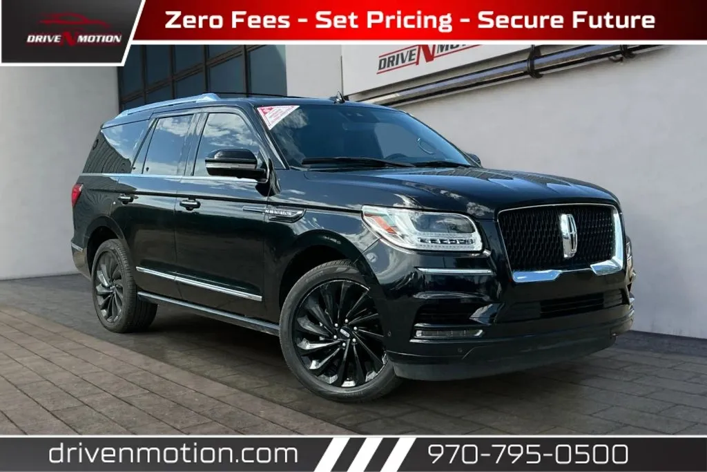 Black 2021 Lincoln Navigator Reserve Sport Utility 4D for sale in Greeley, CO