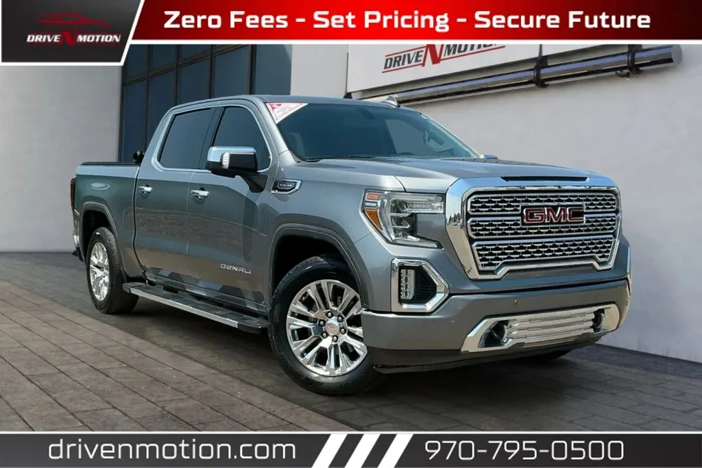 Silver 2020 GMC Sierra 1500 Crew Cab Denali Pickup 4D 5 3/4 ft for sale in Greeley, CO