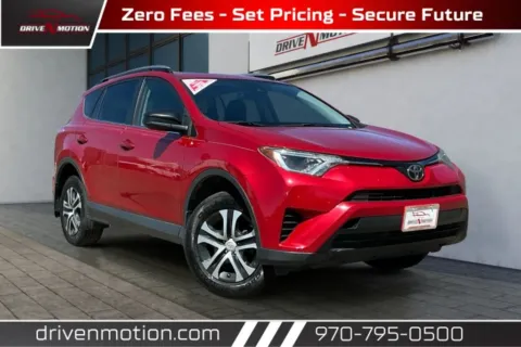 Red 2017 Toyota RAV4 LE Sport Utility 4D for sale in Greeley, CO