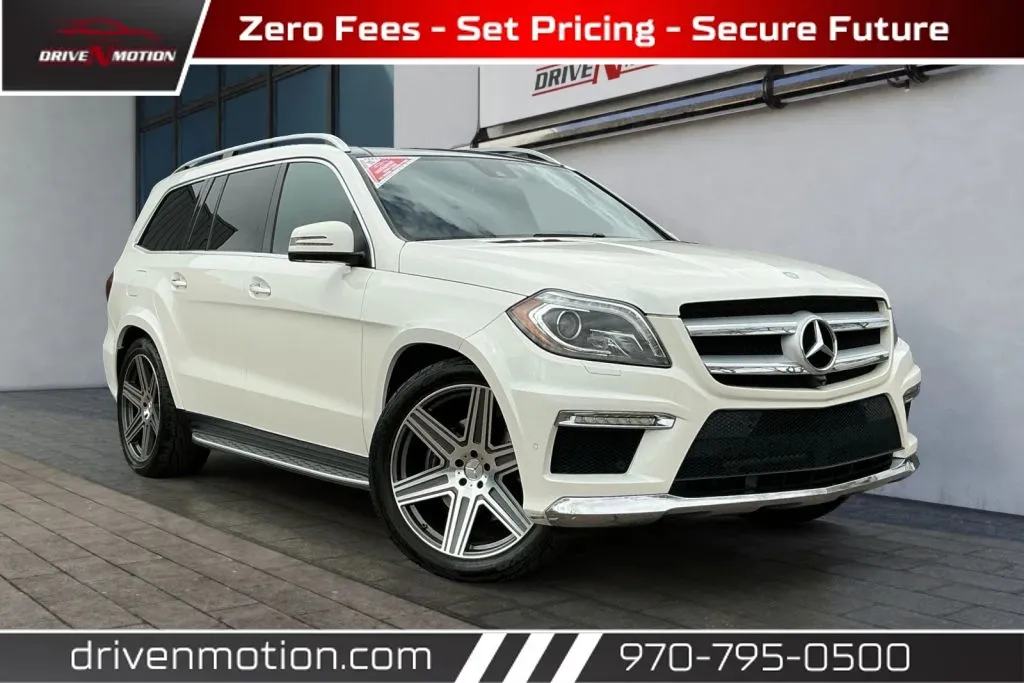 White 2014 Mercedes-Benz GL-Class GL 550 4MATIC Sport Utility 4D for sale in Greeley, CO