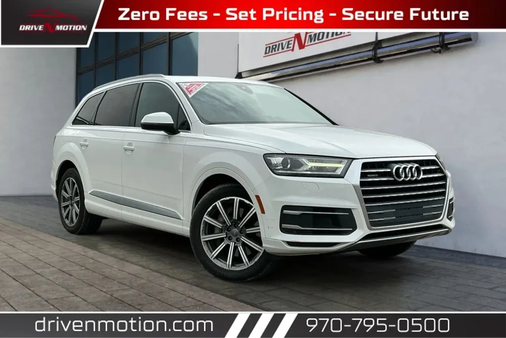 White 2018 Audi Q7 2.0T Premium Plus Sport Utility 4D for sale in Greeley, CO