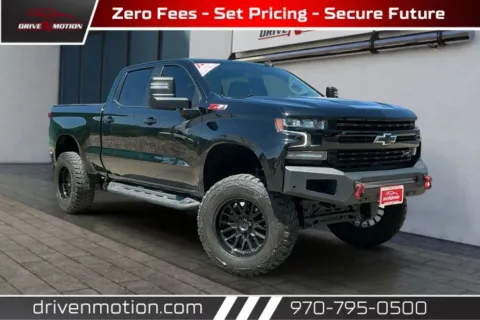 Black 2021 Chevrolet Silverado 1500 Crew Cab LT Trail Boss Pickup 4D 6 1/2 ft for sale in Greeley, CO