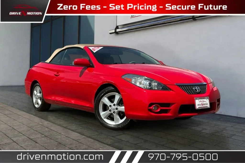 Red 2008 Toyota Solara SLE Convertible 2D for sale in Greeley, CO
