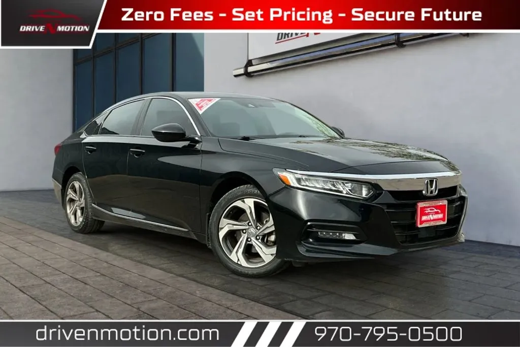 Black 2018 Honda Accord EX Sedan 4D for sale in Greeley, CO