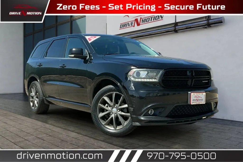 Black 2018 Dodge Durango GT Sport Utility 4D for sale in Greeley, CO