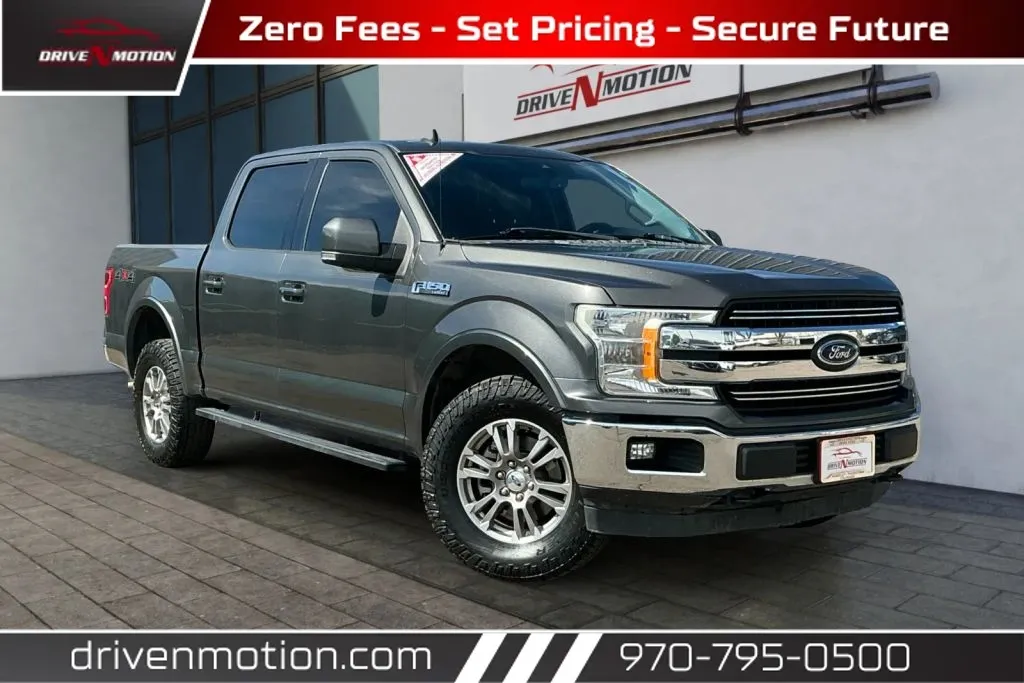 Gray 2019 Ford F-150 SuperCrew Cab Lariat Pickup 4D 5 1/2 ft for sale in Greeley, CO