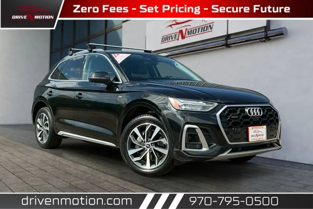 Black 2022 Audi Q5 45 TFSI S line Premium Plus Sport Utility 4D for sale in Greeley, CO