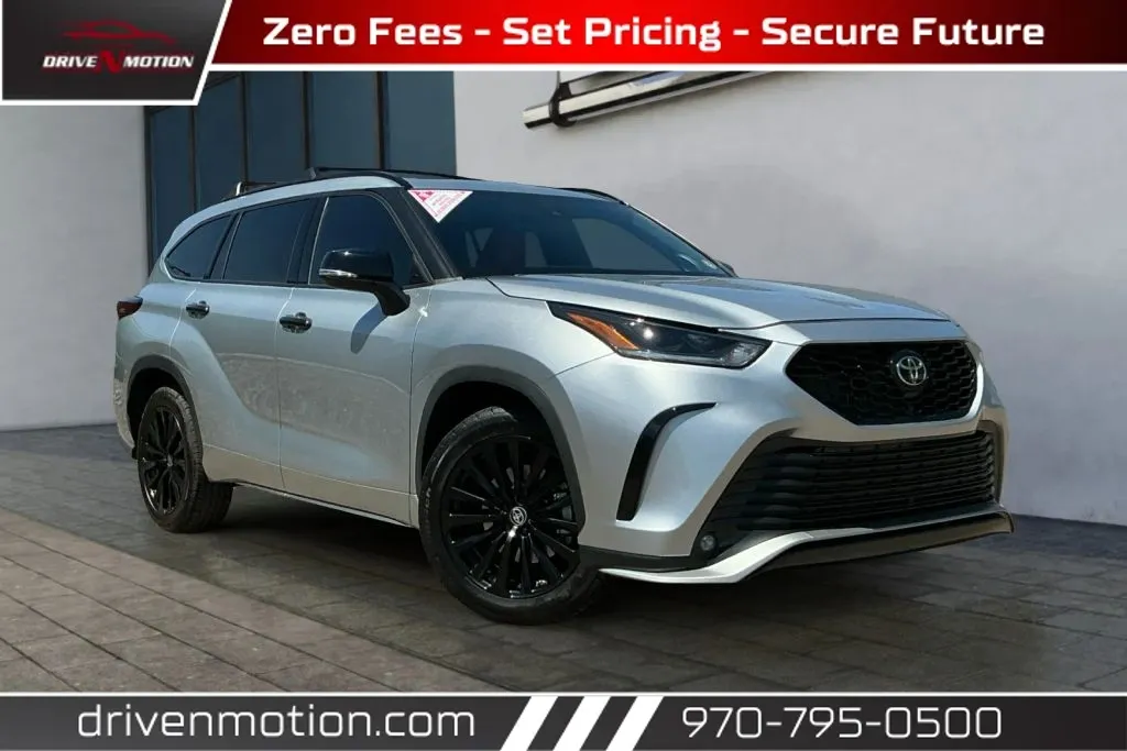 Silver 2023 Toyota Highlander XSE Sport Utility 4D for sale in Greeley, CO