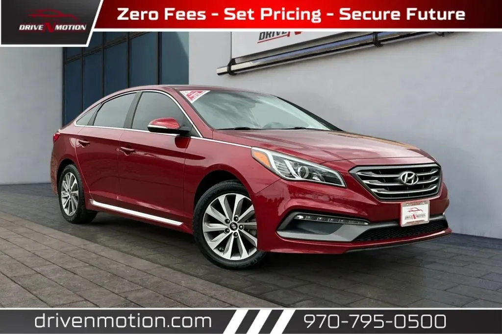 Red 2015 Hyundai Sonata Sport Sedan 4D for sale in Greeley, CO