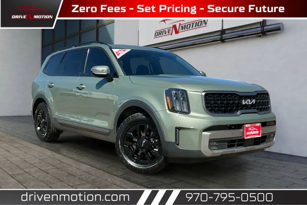 Green 2023 Kia Telluride SX X-Pro Sport Utility 4D for sale in Greeley, CO