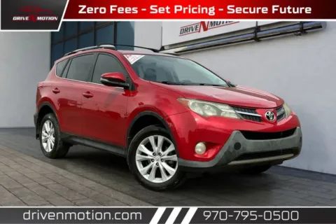 Red 2014 Toyota RAV4 Limited Sport Utility 4D for sale in Greeley, CO