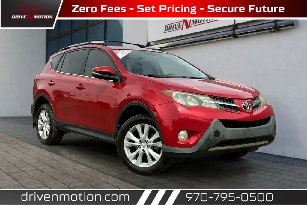 Red 2014 Toyota RAV4 Limited Sport Utility 4D for sale in Greeley, CO