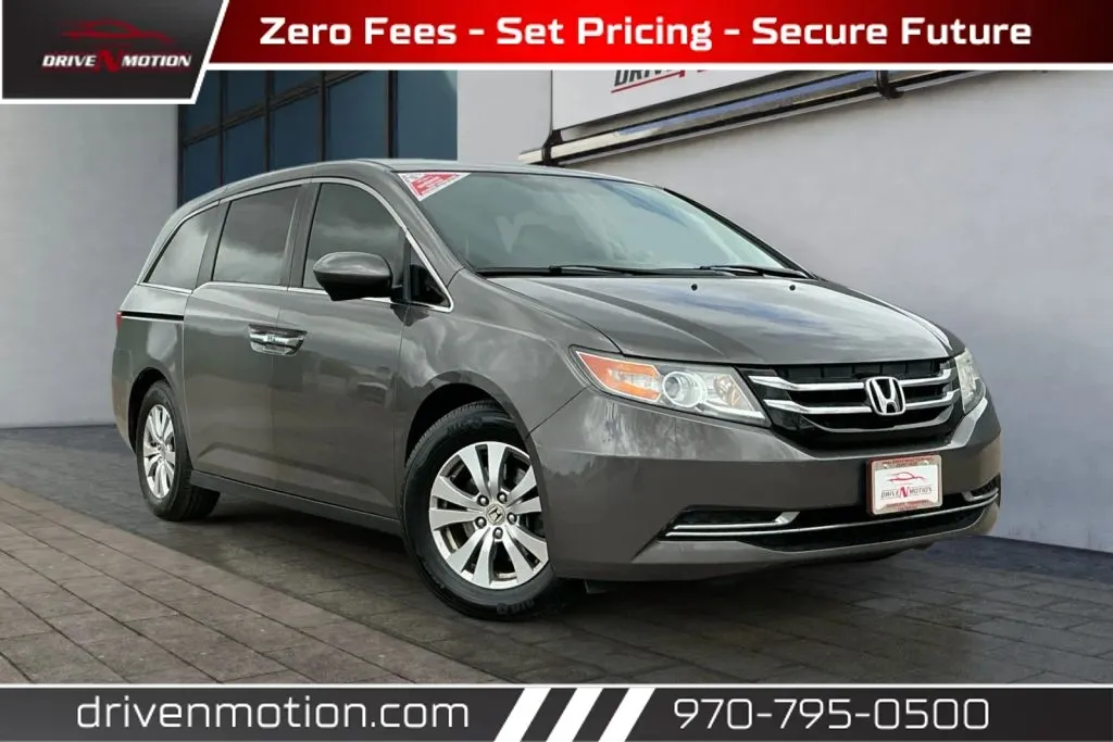 Gray 2016 Honda Odyssey SE Minivan 4D for sale in Greeley, CO