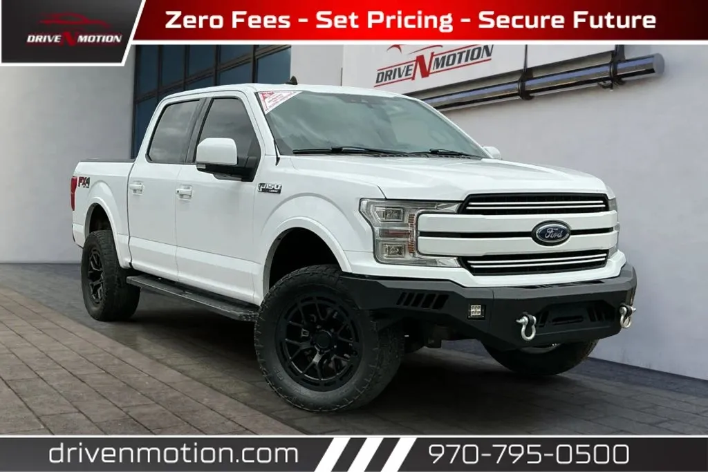 White 2019 Ford F-150 SuperCrew Cab Lariat Pickup 4D 5 1/2 ft for sale in Greeley, CO