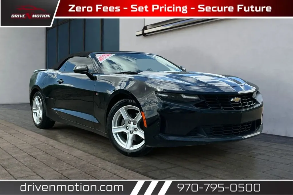 Black 2020 Chevrolet Camaro LT Convertible 2D for sale in Greeley, CO